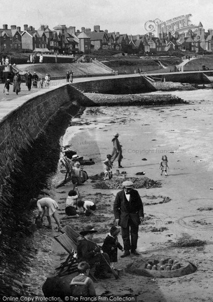 Photo of Westgate On Sea, Family On Beach 1918