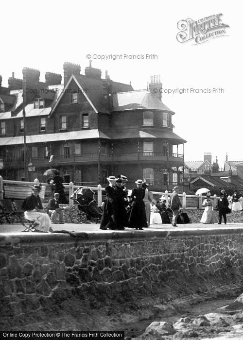 Photo of Westgate On Sea, Ladies And Gentlemen On The Esplanade 1897