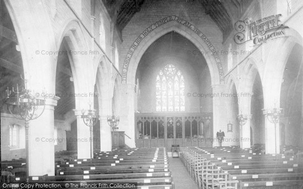 Photo of Westgate On Sea, St Saviour's Church, Interior 1890