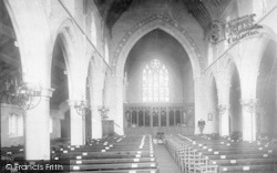 St Saviour's Church, Interior 1890, Westgate On Sea