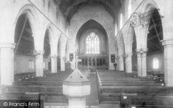 St Saviour's Church, Interior 1899, Westgate On Sea