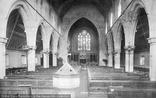 Photo of Westgate On Sea, The Church, Interior 1902
