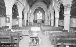 The Church, Interior 1918, Westgate On Sea