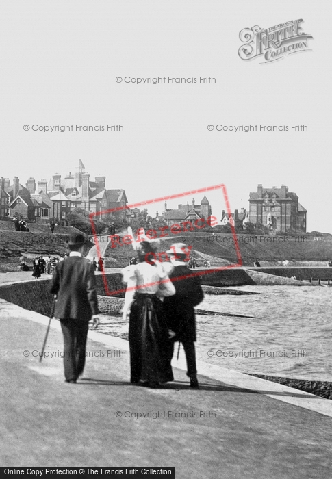 Photo of Westgate On Sea, Walking On The Esplanade 1897