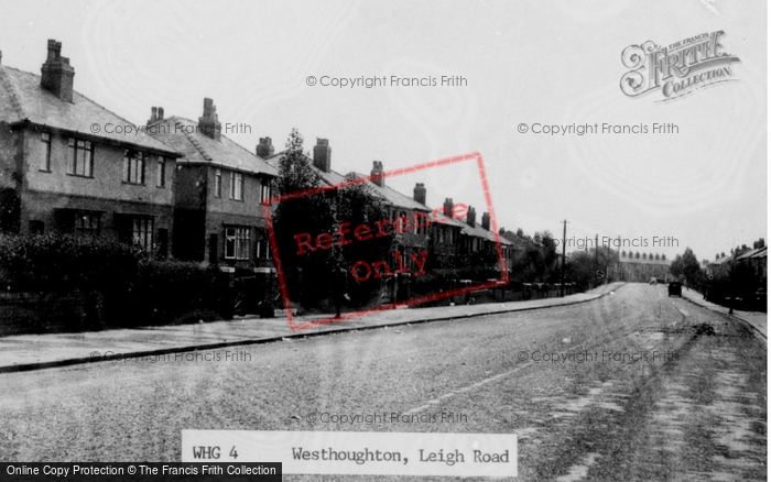 Photo of Westhoughton, Leigh Road c.1950