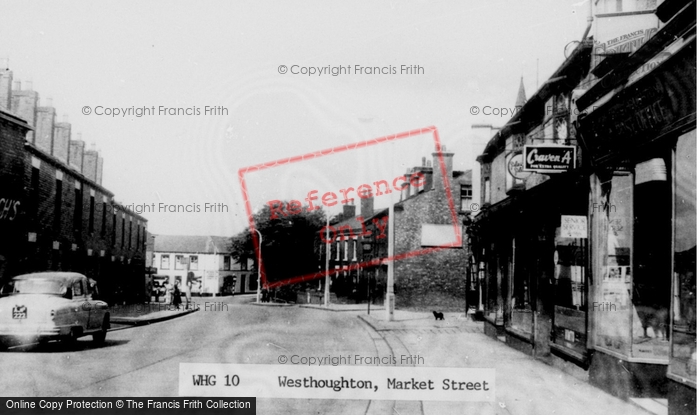 Photo of Westhoughton, Market Street c.1955