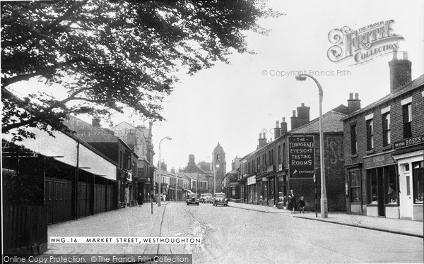 Photo of Westhoughton, Market Street c.1955