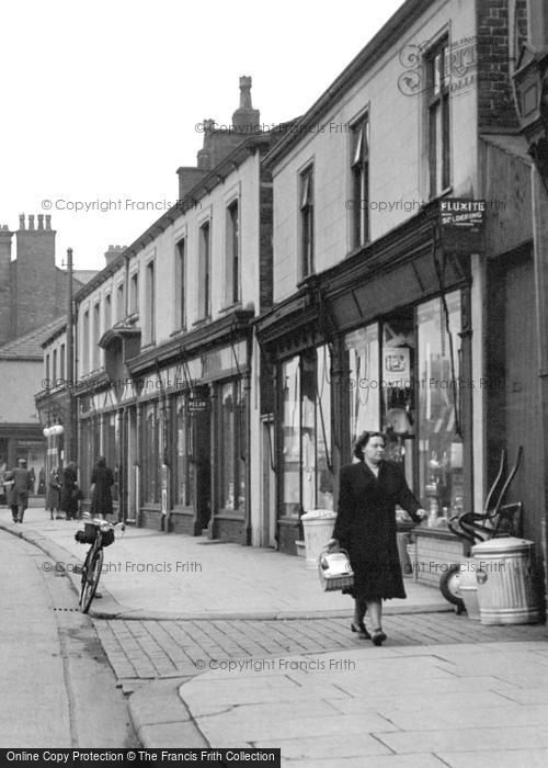 Photo of Westhoughton, Shopping On Market Street 1950