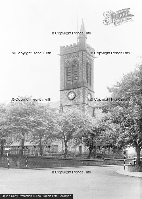 Photo of Westhoughton, St Bartholomew's Church c.1955