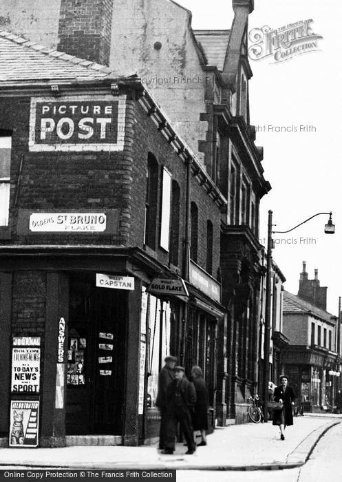 Photo of Westhoughton, The Corner Shop, Market Street c.1950