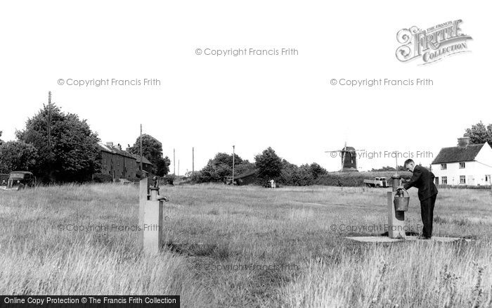 Photo of Westleton, The Village Pumps On The Green c.1955