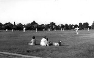 Weston Green, Cricket on the Green c1955