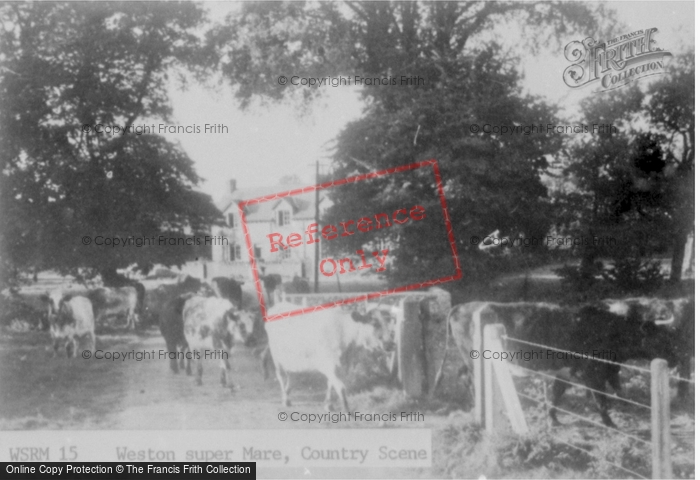 Photo of Weston Super Mare, A Country Scene c.1940