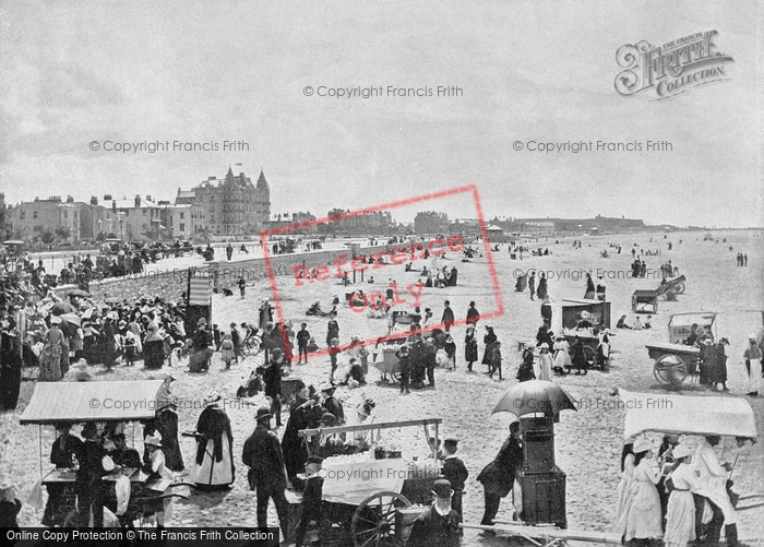 Photo of Weston Super Mare, A Summer Scene On The Sands c.1895