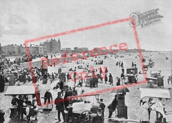 A Summer Scene On The Sands c.1895, Weston-Super-Mare