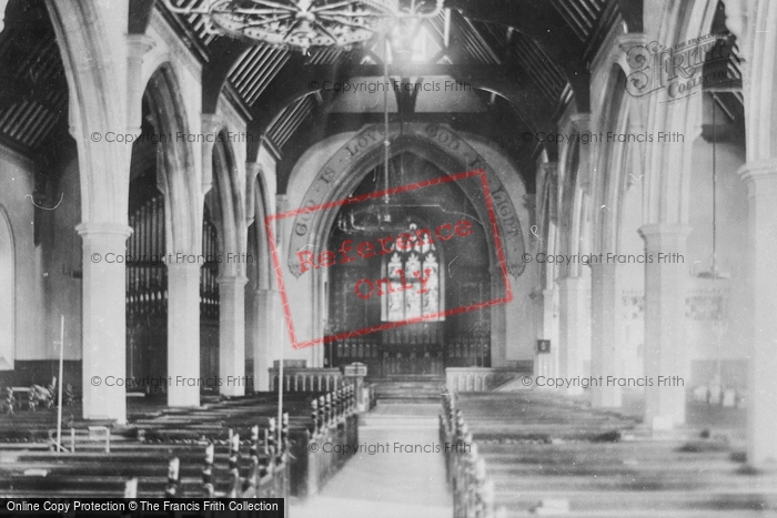 Photo of Weston Super Mare, Emmanuel Church, Interior 1890