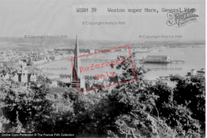 Photo of Weston Super Mare, General View c.1950