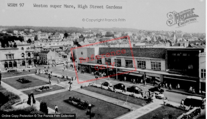 Photo of Weston Super Mare, High Street Gardens c.1965
