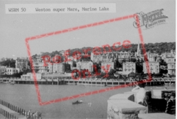 Marine Lake c.1950, Weston-Super-Mare