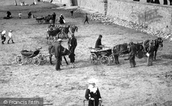 Pony Carts On The Sands 1904, Weston-Super-Mare