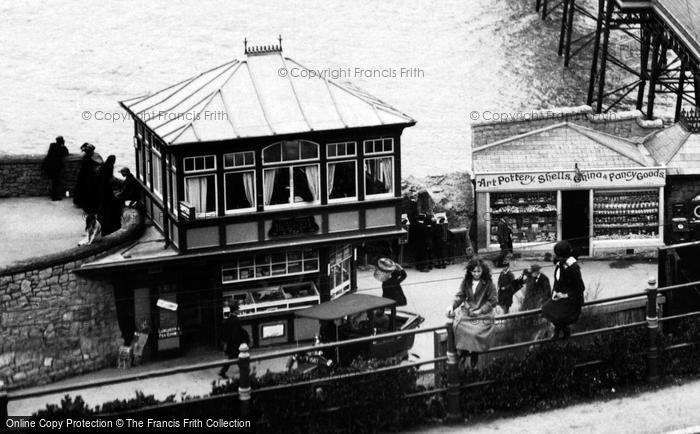 Photo of Weston Super Mare, Shops At Birnbeck Pier 1913