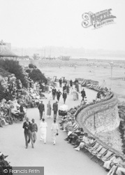 The Busy Promenade, Madeira Cove 1923, Weston-Super-Mare