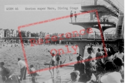 The Diving Stage c.1950, Weston-Super-Mare