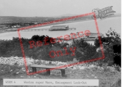 The Encampment Look-Out c.1940, Weston-Super-Mare