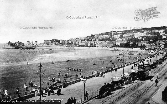 Photo of Weston Super Mare, The Esplanade c.1900