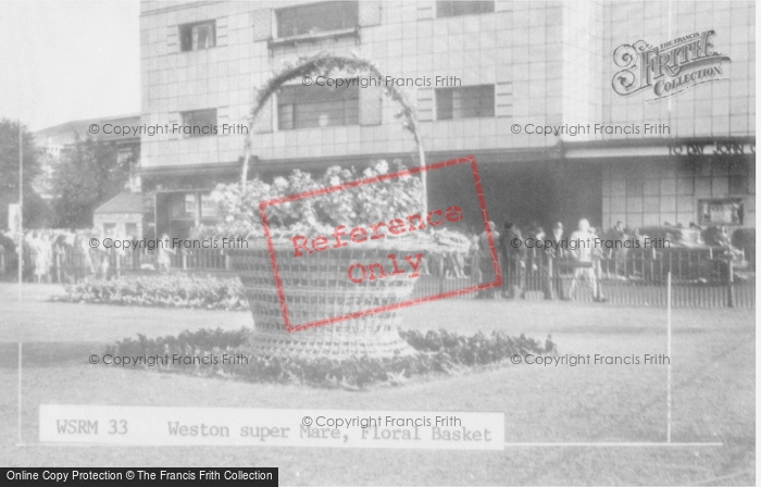 Photo of Weston Super Mare, The Floral Basket c.1950