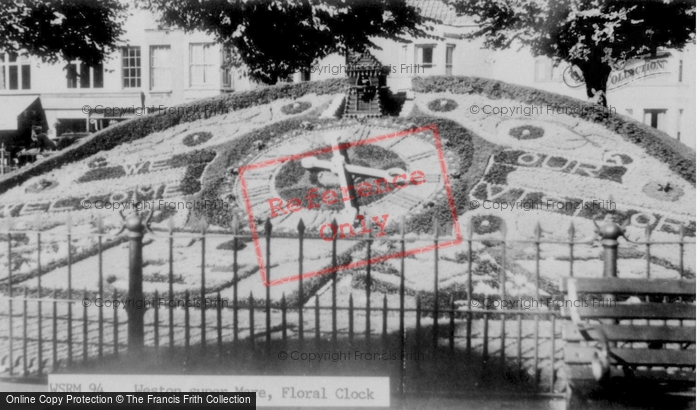 Photo of Weston Super Mare, The Floral Clock c.1965