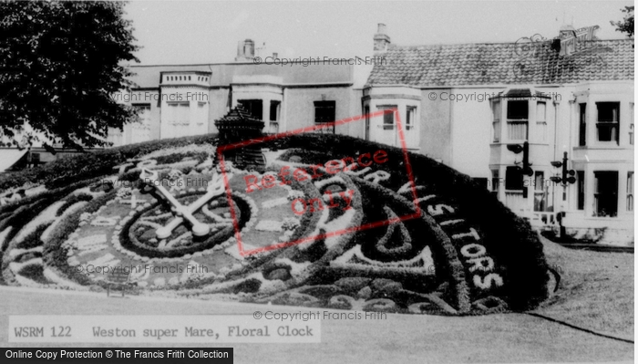 Photo of Weston Super Mare, The Floral Clock c.1965