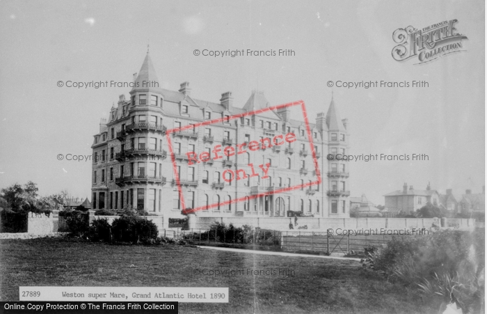Photo of Weston Super Mare, The Grand Atlantic Hotel 1890