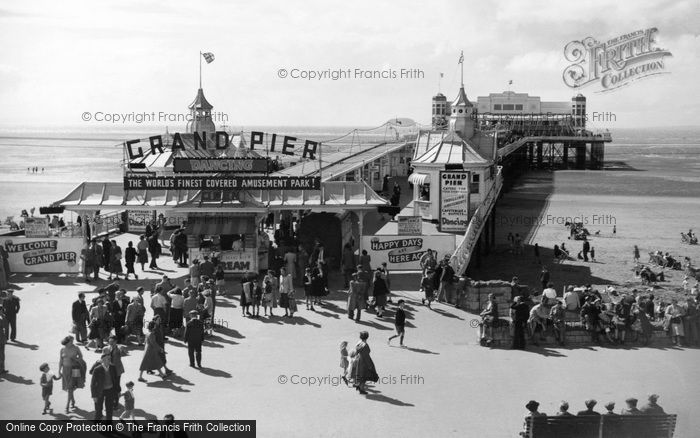 Photo of Weston Super Mare, The Grand Pier c.1955
