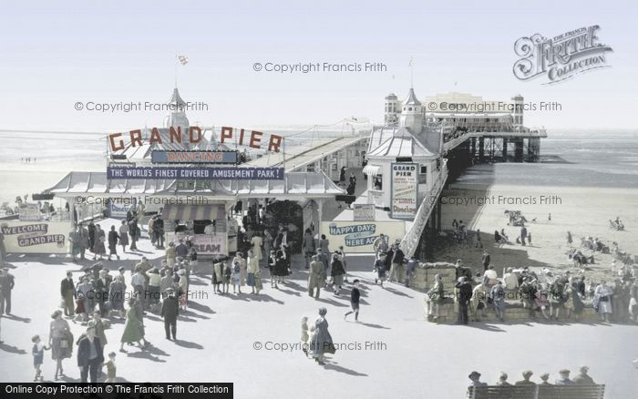 Photo of Weston Super Mare, The Grand Pier c.1955