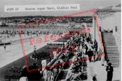 The Kiddies Pool c.1950, Weston-Super-Mare