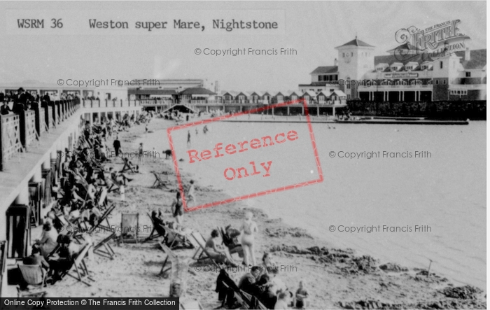 Photo of Weston Super Mare, The Nightstone c.1950