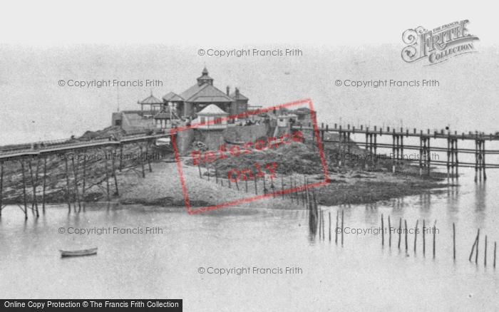 Photo of Weston Super Mare, The Pier Above Kewstoke Road 1887