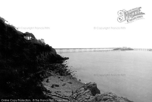 Photo of Weston Super Mare, The Pier From Birnbeck Beach 1887