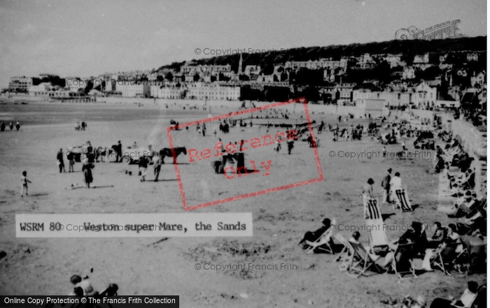 Photo of Weston Super Mare, The Sands c.1960