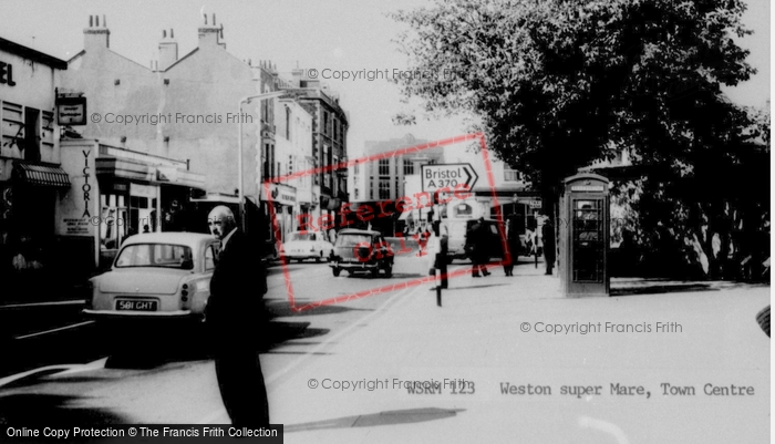 Photo of Weston Super Mare, The Town Centre c.1965