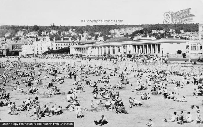 Photo of Weston Super Mare, The Winter Gardens From The Pier c.1960