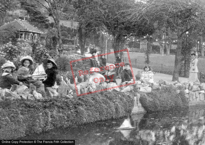 Photo of Weston Super Mare, Toy Boats, Grove Park 1913