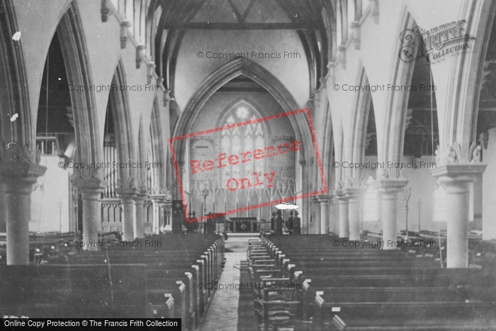 Photo of Weston Super Mare, Trinity Church, Interior 1890