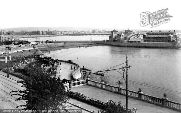 Photo of Weston Super Mare, Two Bays And Pavilion 1913