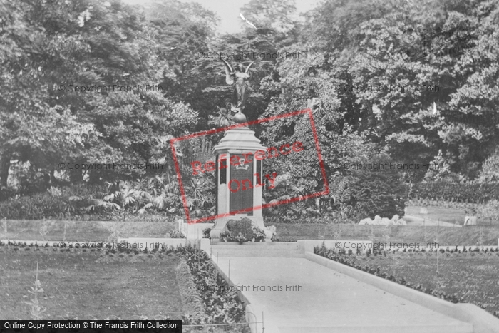 Photo of Weston Super Mare, War Memorial In Park 1923
