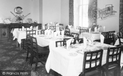 The Wye Hotel, The Dining Room c.1955, Weston Under Penyard