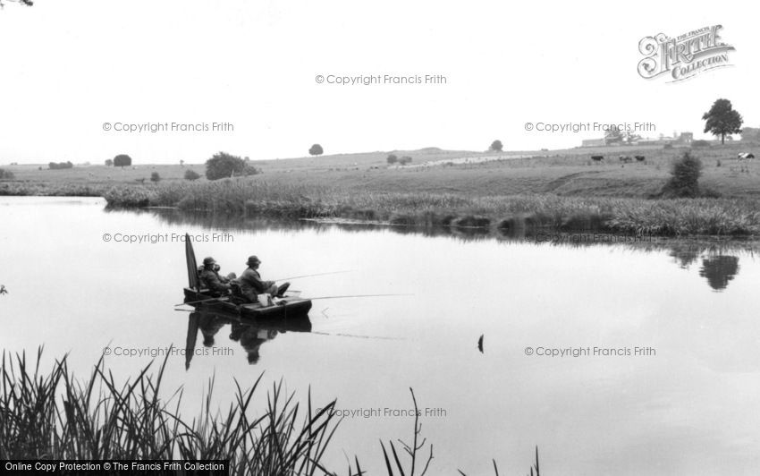 Weston under Redcastle, Hawkstone Park, Fishing on the Lake c1965