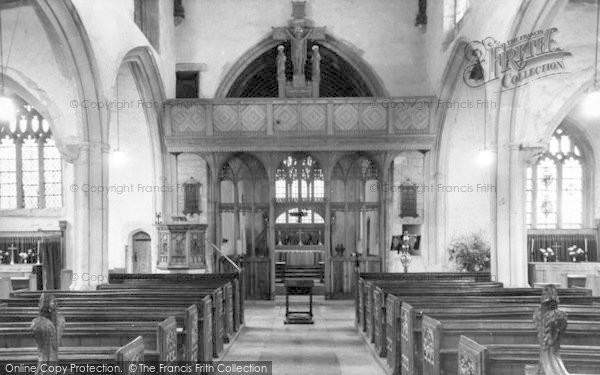 Photo of Westonzoyland, The Church Interior c.1955