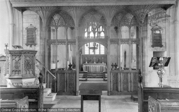 Photo of Westonzoyland, The Church Interior c.1955
